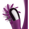 ACTION Vibro Rabbit Rotating Double 10 x 3.5cm Violet